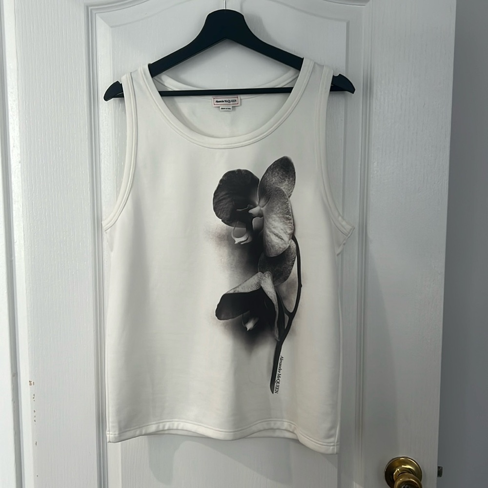 Alexander McQueen Orchid Tank Top
